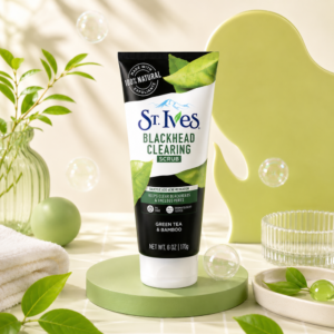 ST IVES 綠茶去黑頭磨砂潔面乳 170G