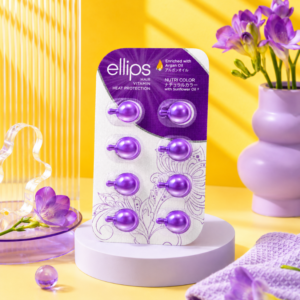ELLIPS免沖洗頭髮修護膠囊6粒(紫色)