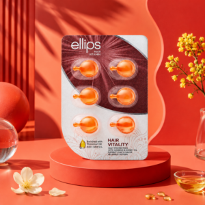 ELLIPS免沖洗頭髮修護膠囊6粒(橙色)